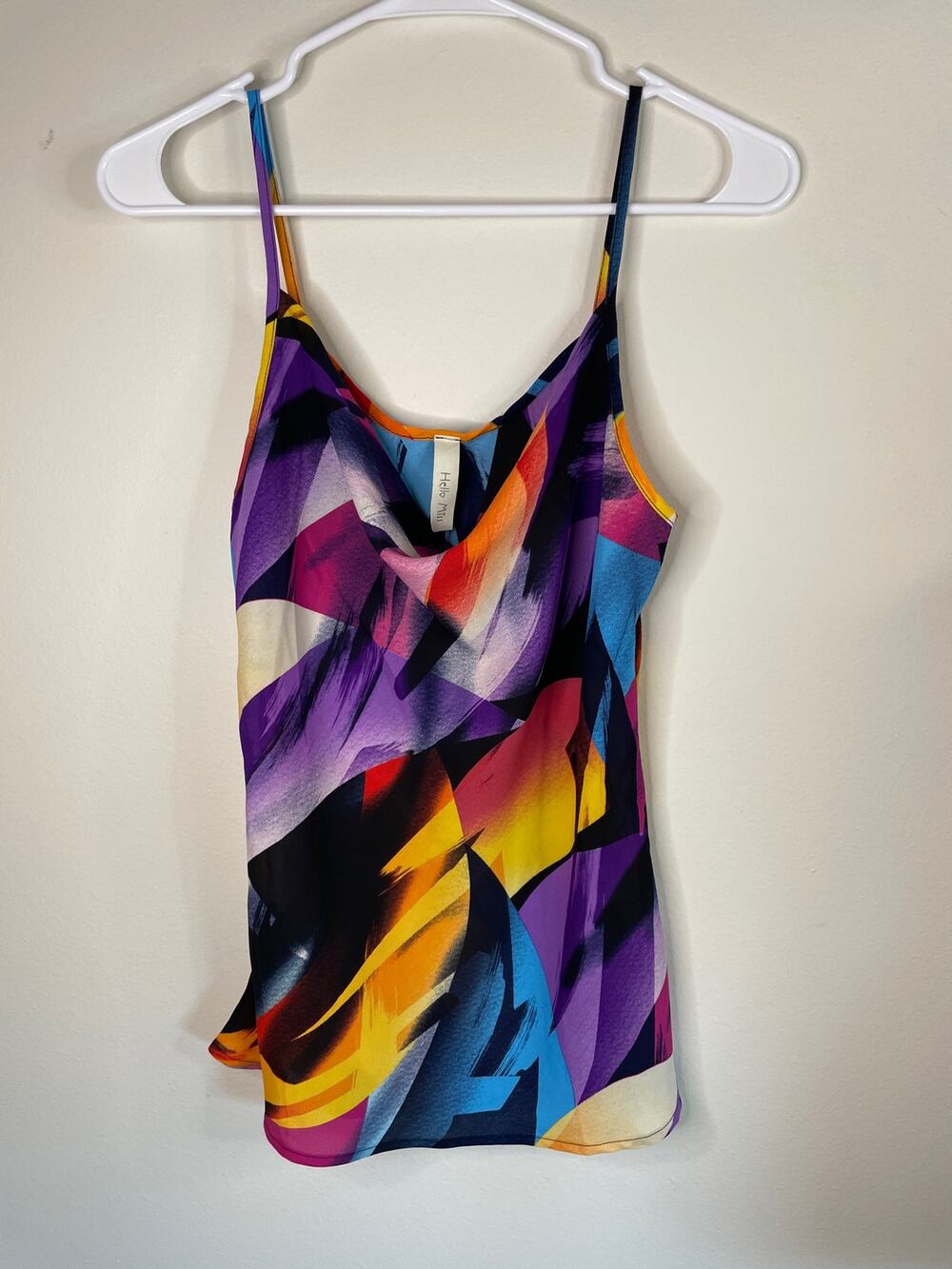 Hello Miss Abstract Tank Top Size S